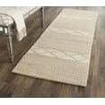 thumbnail image 1 of SAFAVIEH Natura Mildred Geometric Striped Runner Rug, Beige, 2'3" x 12', 1 of 7