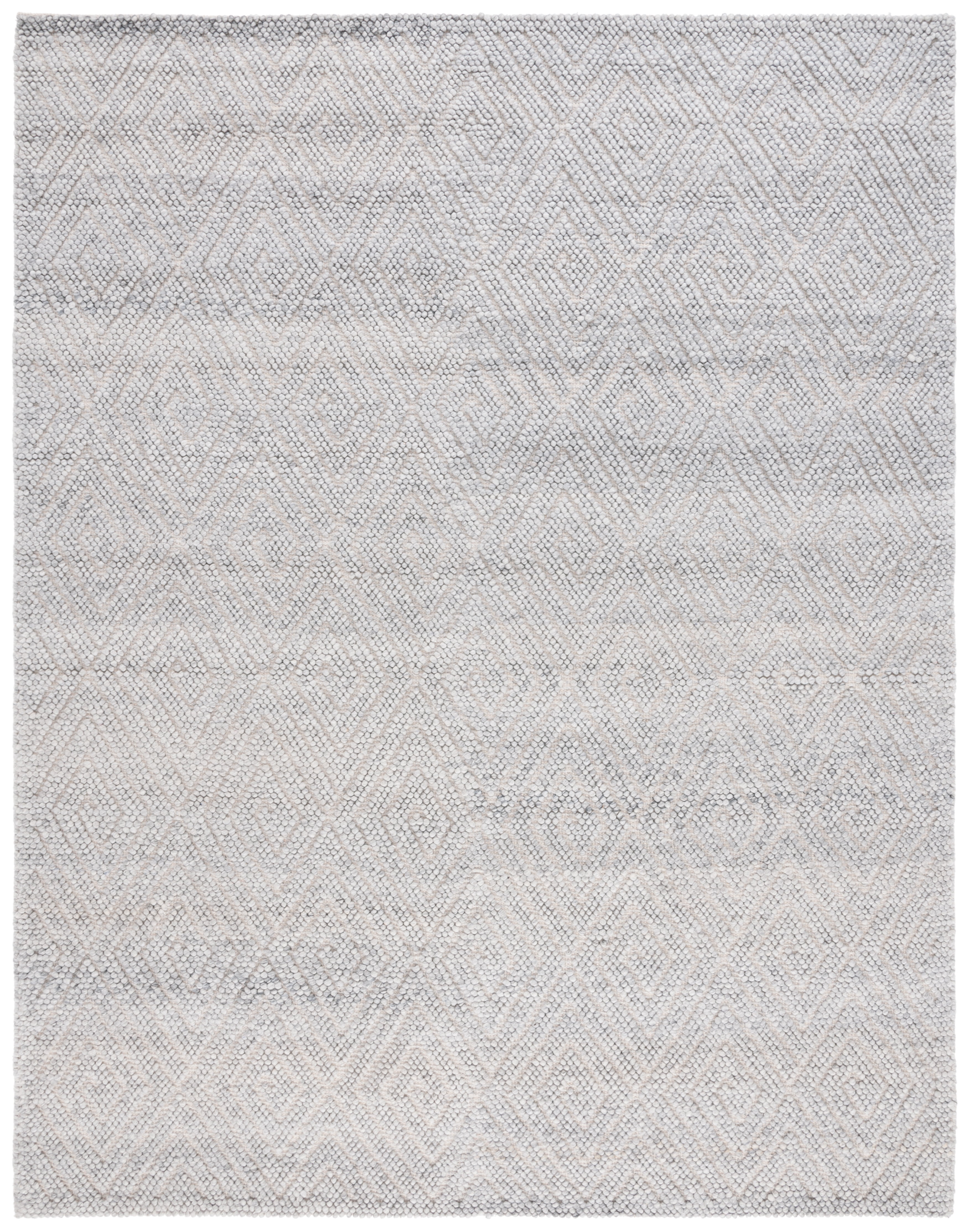 SAFAVIEH Natura Mitchell Diamond Area Rug, Grey, 8' x 10'