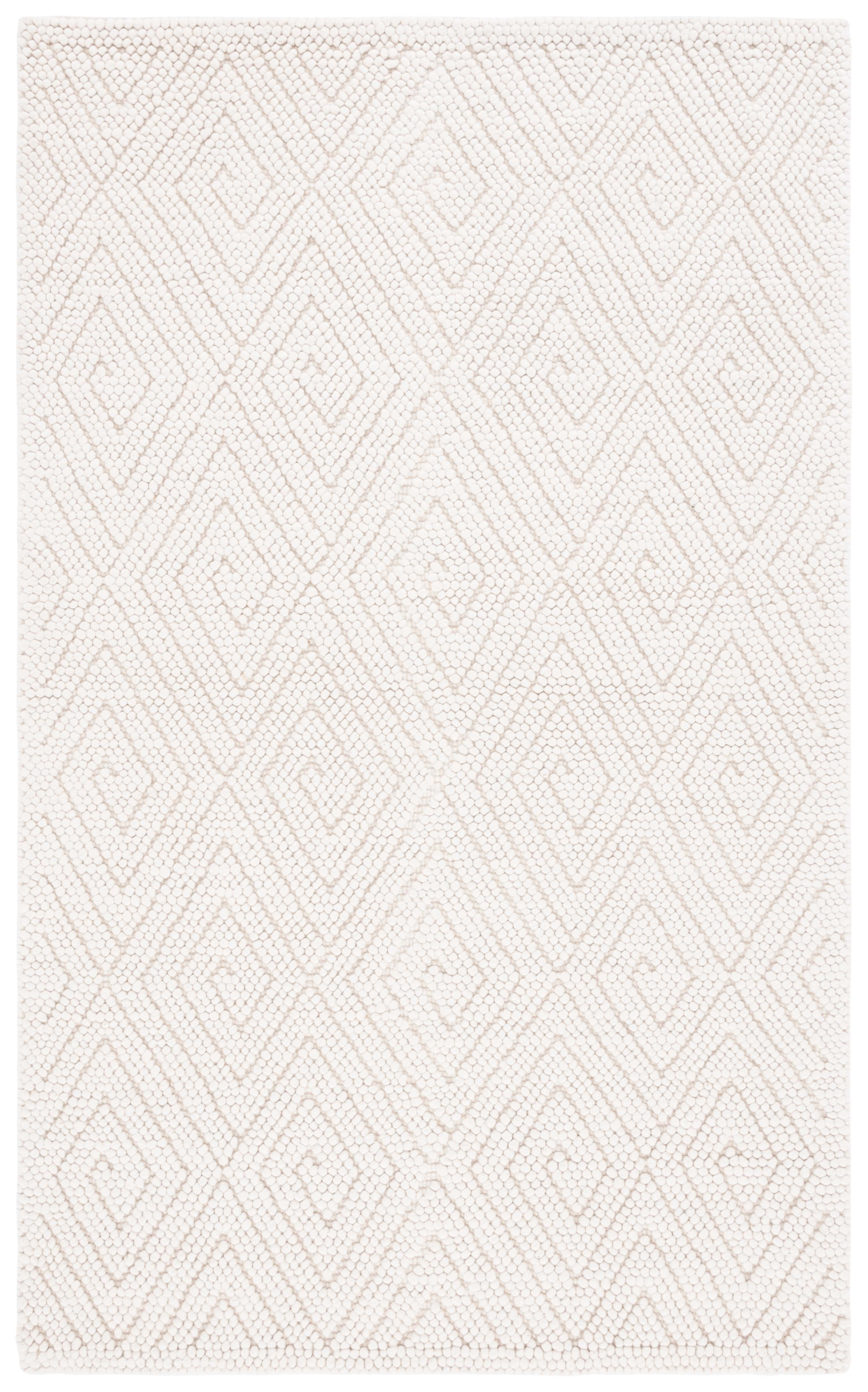 SAFAVIEH Natura Mitchell Diamond Area Rug, Ivory, 8' x 10'