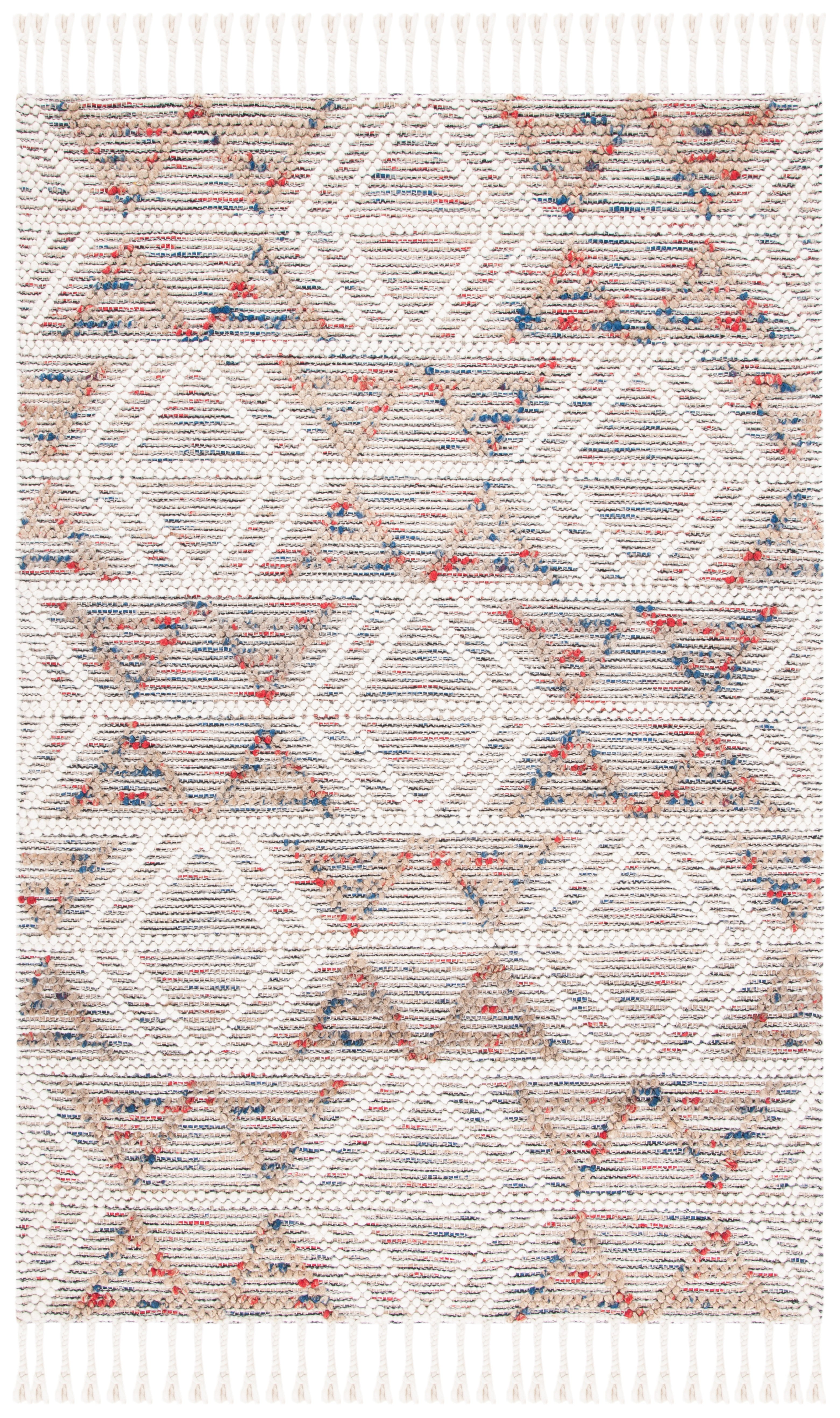 Ivory Hand-Tufted Wool 4' x 6' Rectangular Rug