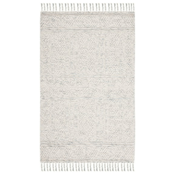 SAFAVIEH Natura NAT185F Handmade Grey / Ivory Rug