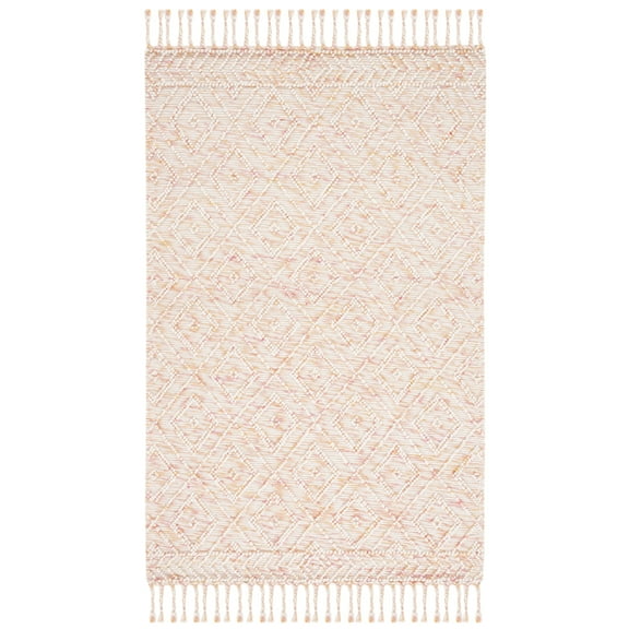 SAFAVIEH Natura NAT188A Handmade Ivory / Red Rug