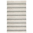 thumbnail image 1 of SAFAVIEH Natura Ermintrude Striped Cotton Area Rug, Beige/Grey, 3' x 5', 1 of 11