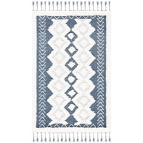 SAFAVIEH Natura NAT679A Handwoven Ivory / Blue Rug