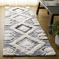 thumbnail image 1 of Safavieh Natura Miah Geometric Wool Runner Rug, Ivory/Black, 2'3" x 8', 1 of 10