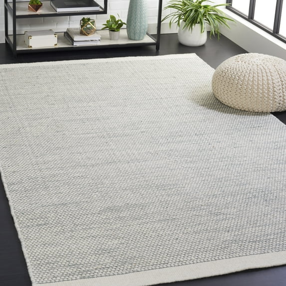 Safavieh Natura Mellony Solid Area Rug, Light Blue/Ivory, 3' x 5'