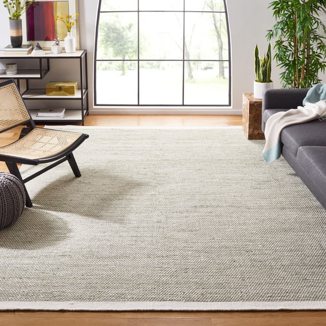 Safavieh Natura Mellony Solid Area Rug, Green/Ivory, 8' x 10'