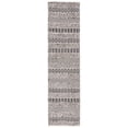 thumbnail image 1 of SAFAVIEH Natura Nadia Geometric Cotton Runner Rug, Black/Ivory, 2'3" x 9', 1 of 8