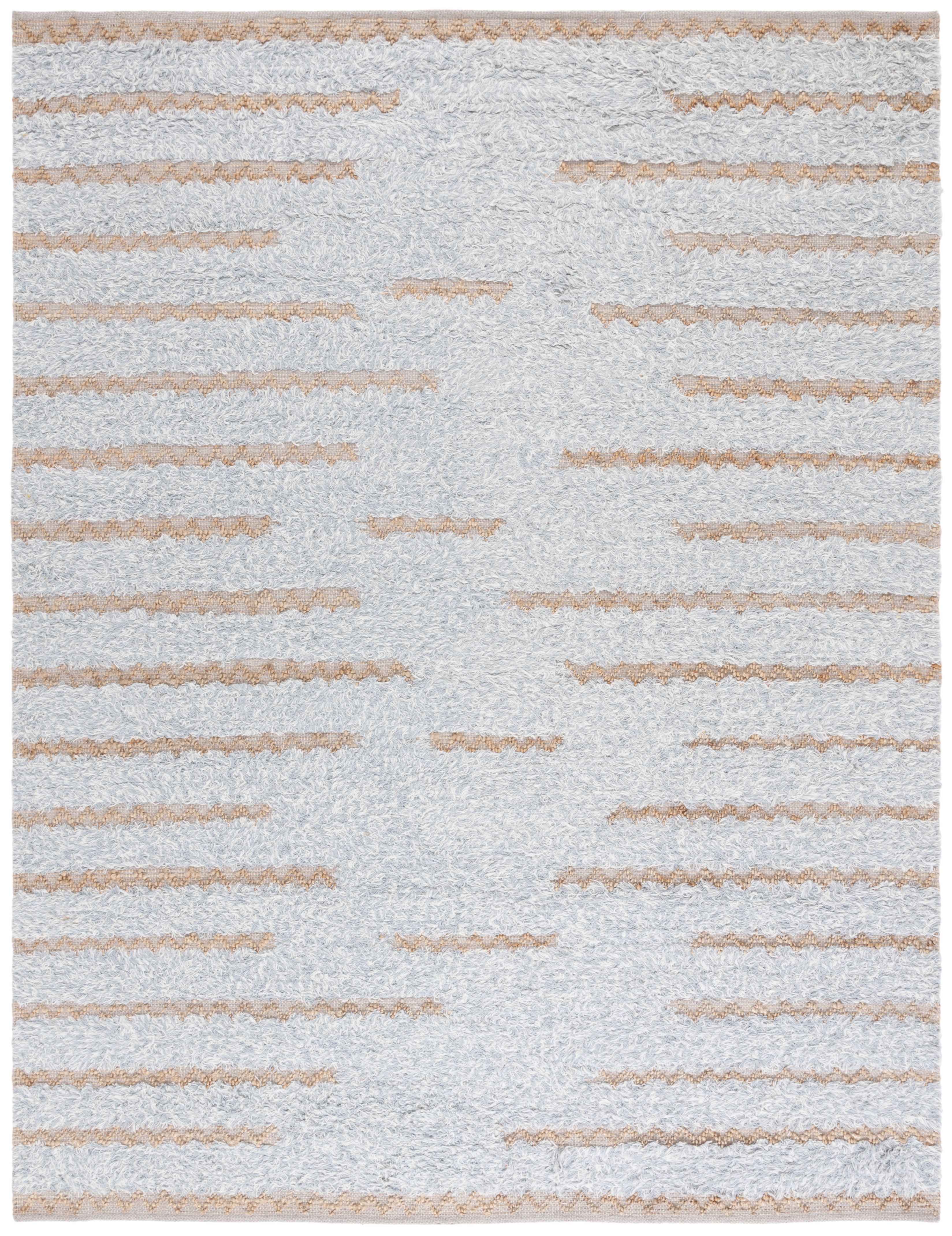 SAFAVIEH Natura Natasa Abstract Area Rug, Grey/Natural, 8' x 10'