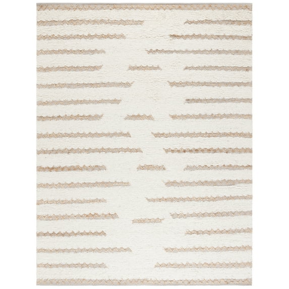 SAFAVIEH Natura Natasa Abstract Area Rug, Ivory/Natural, 8' x 10'