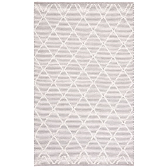 SAFAVIEH Natura Natasha Geometric Area Rug, Grey/Ivory, 5' x 8'