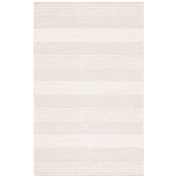 SAFAVIEH Natura Nuala Southwestern Wool Area Rug, Ivory, 3' x 5'