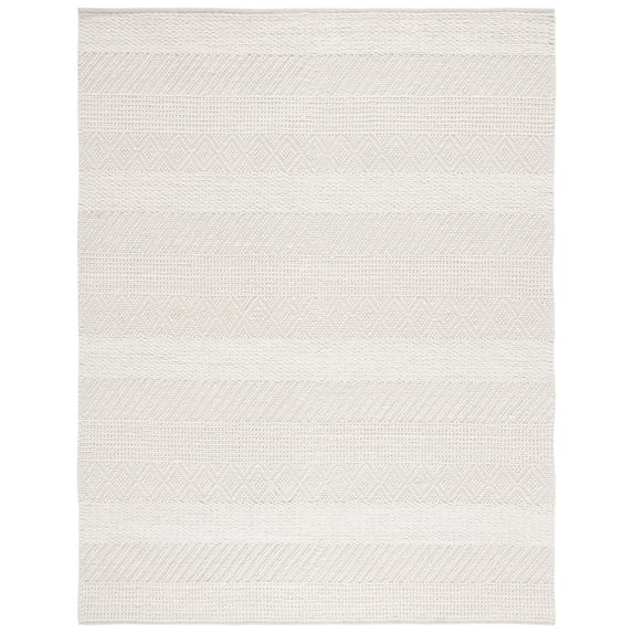 SAFAVIEH Natura Nuala Southwestern Wool Area Rug, Ivory, 8' x 10'