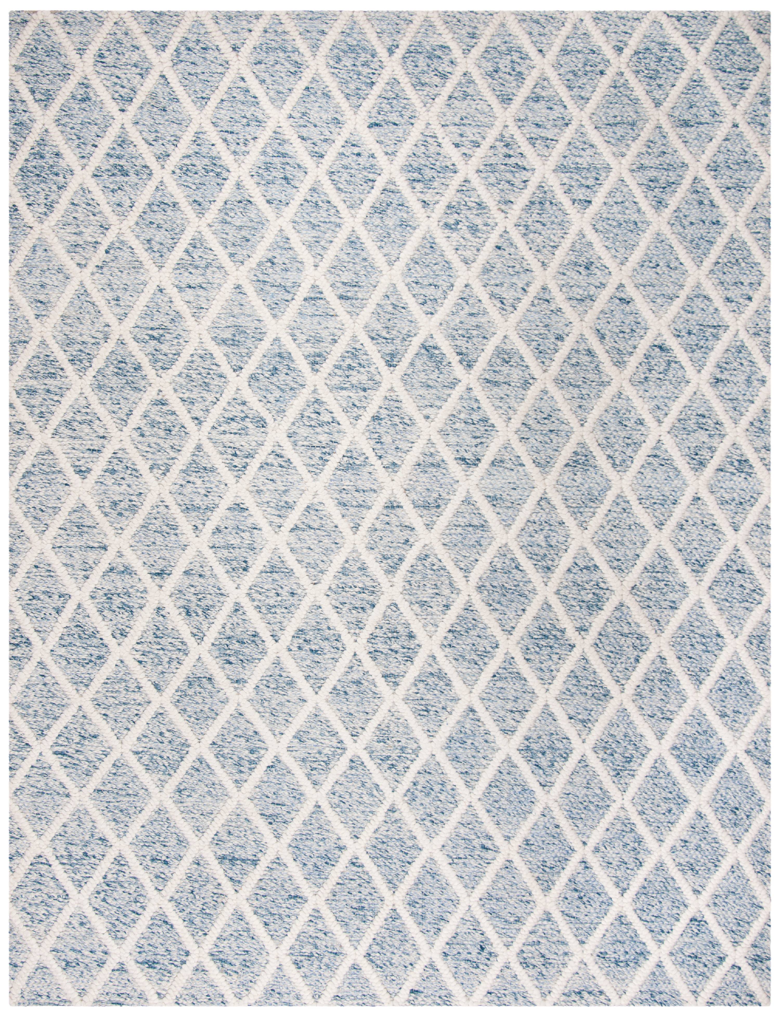 Ivory Elegance 8' x 10' Hand-Tufted Wool Blend Area Rug