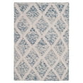 thumbnail image 1 of SAFAVIEH Natura Olgica Geometric Diamonds Runner Rug, Ivory/Blue, 2'3" x 8', 1 of 5