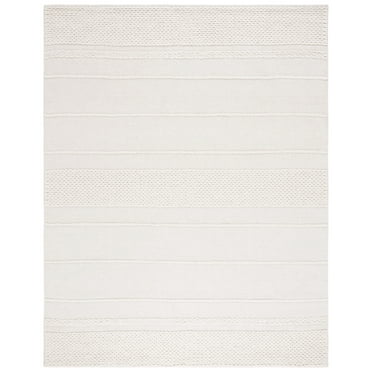 SAFAVIEH Natura Orinda Striped Wool Area Rug, Ivory, 8' x 10'