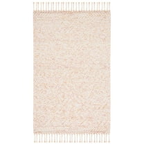 SAFAVIEH Natura Paolo Diamond Area Rug, Ivory/Red, 8' x 10'