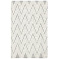 thumbnail image 1 of SAFAVIEH Natura Paula Zig-Zag Area Rug, Ivory/Black, 6' x 9', 1 of 9