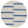 thumbnail image 1 of SAFAVIEH Natura Proinsias Striped Cotton Area Rug, Beige/Navy, 6' x 6' Round, 1 of 8