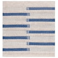 thumbnail image 1 of SAFAVIEH Natura Proinsias Striped Cotton Area Rug, Beige/Navy, 6' x 6' Square, 1 of 8