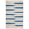 thumbnail image 1 of SAFAVIEH Natura Proinsias Striped Cotton Area Rug, Beige/Navy, 6' x 9', 1 of 11