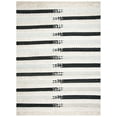 thumbnail image 1 of SAFAVIEH Natura Proinsias Striped Cotton Area Rug, Ivory/Black, 10' x 14', 1 of 10