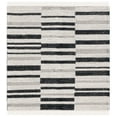 thumbnail image 1 of SAFAVIEH Natura Qendro Striped Area Rug, Ivory/Black, 6' x 6' Square, 1 of 9