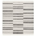 thumbnail image 1 of SAFAVIEH Natura Qendro Striped Area Rug, Ivory/Dark Grey, 6' x 6' Square, 1 of 9