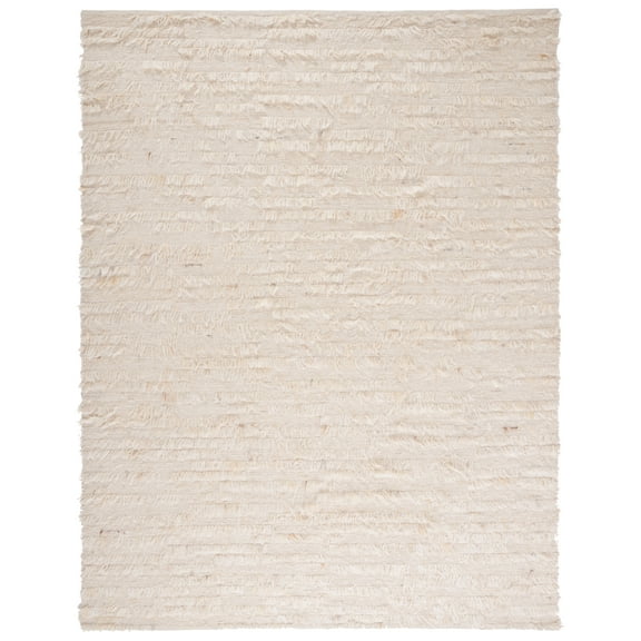 SAFAVIEH Natura Qiana Distressed Area Rug, Ivory, 8' x 10'
