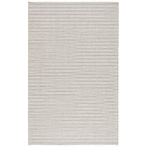 SAFAVIEH Natura Raeburn Geometric Area Rug, Gray/Ivory, 4' x 6'