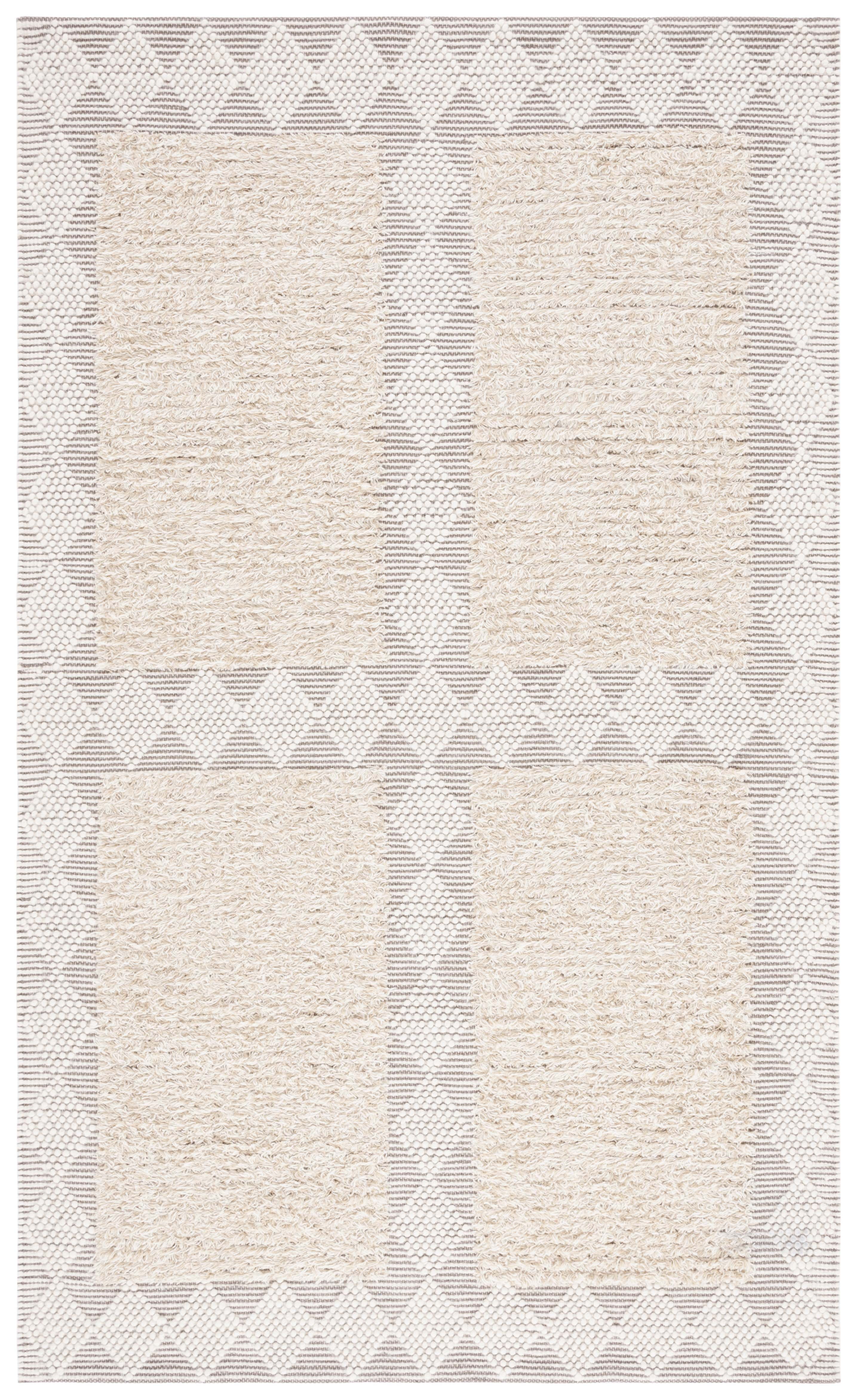 SAFAVIEH Natura Raleigh Geometric Area Rug, Beige/Ivory, 5' x 8'