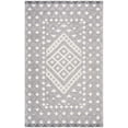 thumbnail image 1 of SAFAVIEH Natura Raschelle Geometric Diamonds Area Rug, Cream/Purple, 6' x 9', 1 of 4