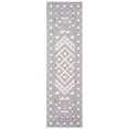 thumbnail image 1 of SAFAVIEH Natura Raschelle Geometric Diamonds Runner Rug, Cream/Purple, 2'3" x 8', 1 of 7