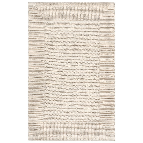 SAFAVIEH Natura Robena Bordered Area Rug, Beige, 8' x 10'