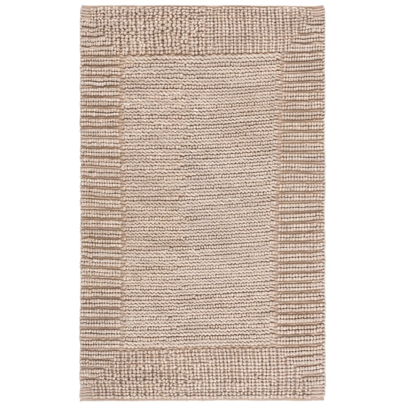 SAFAVIEH Natura Robena Bordered Area Rug, Taupe, 5' x 8'