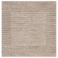 thumbnail image 1 of SAFAVIEH Natura Robena Bordered Area Rug, Taupe, 6' x 6' Square, 1 of 9