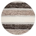 thumbnail image 1 of SAFAVIEH Natura Roman Striped Area Rug, Brown/Ivory, 6' x 6' Round, 1 of 11