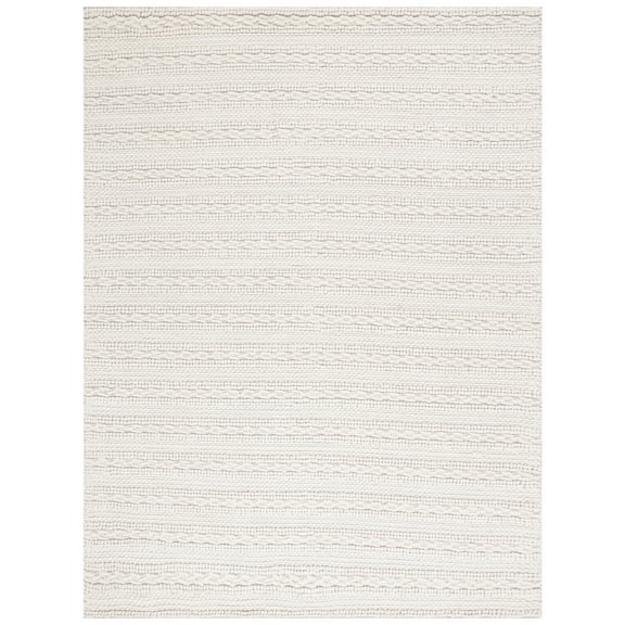 SAFAVIEH Natura Rosaline Striped Area Rug, Ivory, 8' x 10'