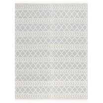 SAFAVIEH Natura Roxanne Geometric Area Rug, Blue/Ivory, 8' x 10'
