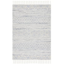 SAFAVIEH Natura Roza Southwestern Area Rug, Ivory/Blue, 5' x 8'