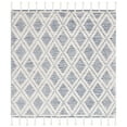 thumbnail image 1 of SAFAVIEH Natura Ruadhan Diamond Area Rug, Ivory/Blue, 6' x 6' Square, 1 of 8