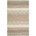 thumbnail image 1 of SAFAVIEH Natura Rylan Braided Striped Wool Area Rug, Beige, 2' x 3', 1 of 5