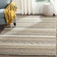 thumbnail image 1 of SAFAVIEH Natura Rylan Braided Striped Wool Area Rug, Beige, 4' x 6', 1 of 6