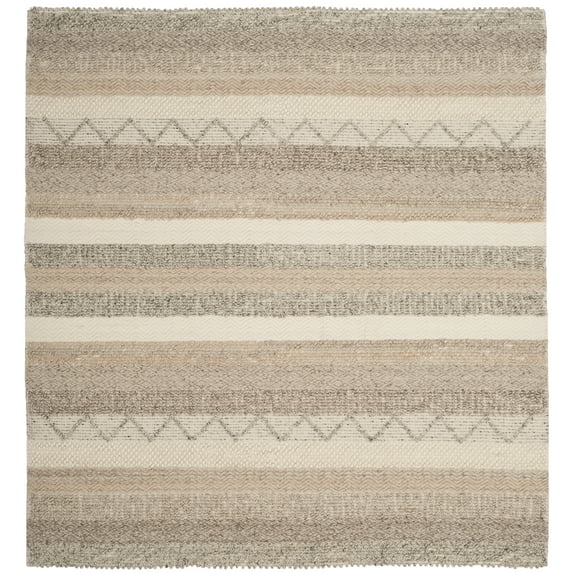 SAFAVIEH Natura Rylan Geometric Area Rug, Beige, 11' x 11' Square