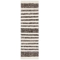 thumbnail image 1 of SAFAVIEH Natura SHASTA Geometric Striped Runner Rug, Black/Ivory, 2'3" x 8', 1 of 8