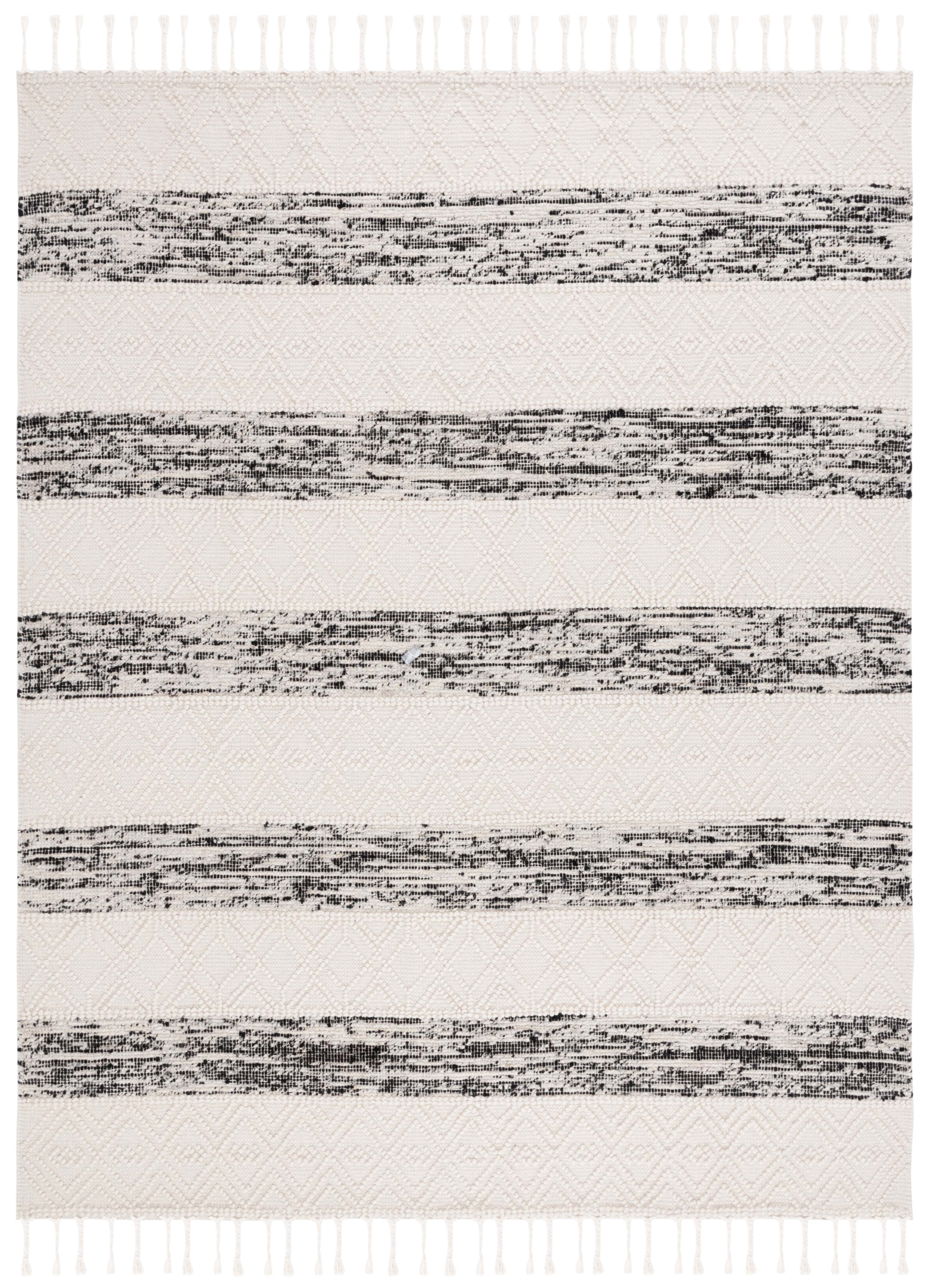 SAFAVIEH Natura Salvador Southwestern Area Rug, Ivory/Black, 8' x 10'