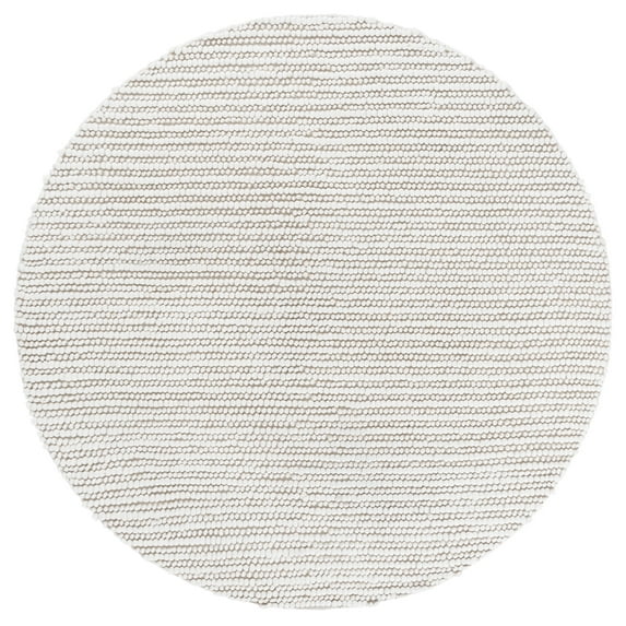 SAFAVIEH Natura Shannon Geometric Area Rug, Ivory, 6' x 6' Round