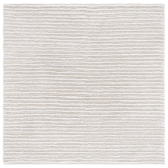 SAFAVIEH Natura Shannon Geometric Area Rug, Ivory, 6' x 6' Square