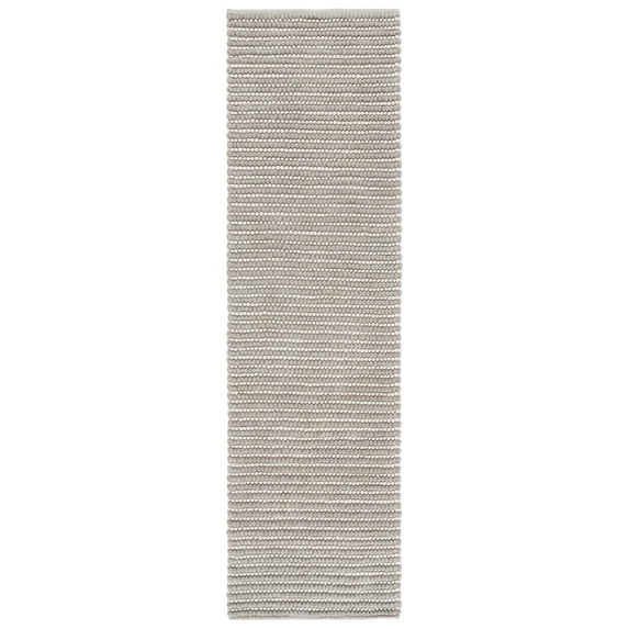 SAFAVIEH Natura Shannon Geometric Runner Rug, Gray/Ivory, 2'3" x 8'