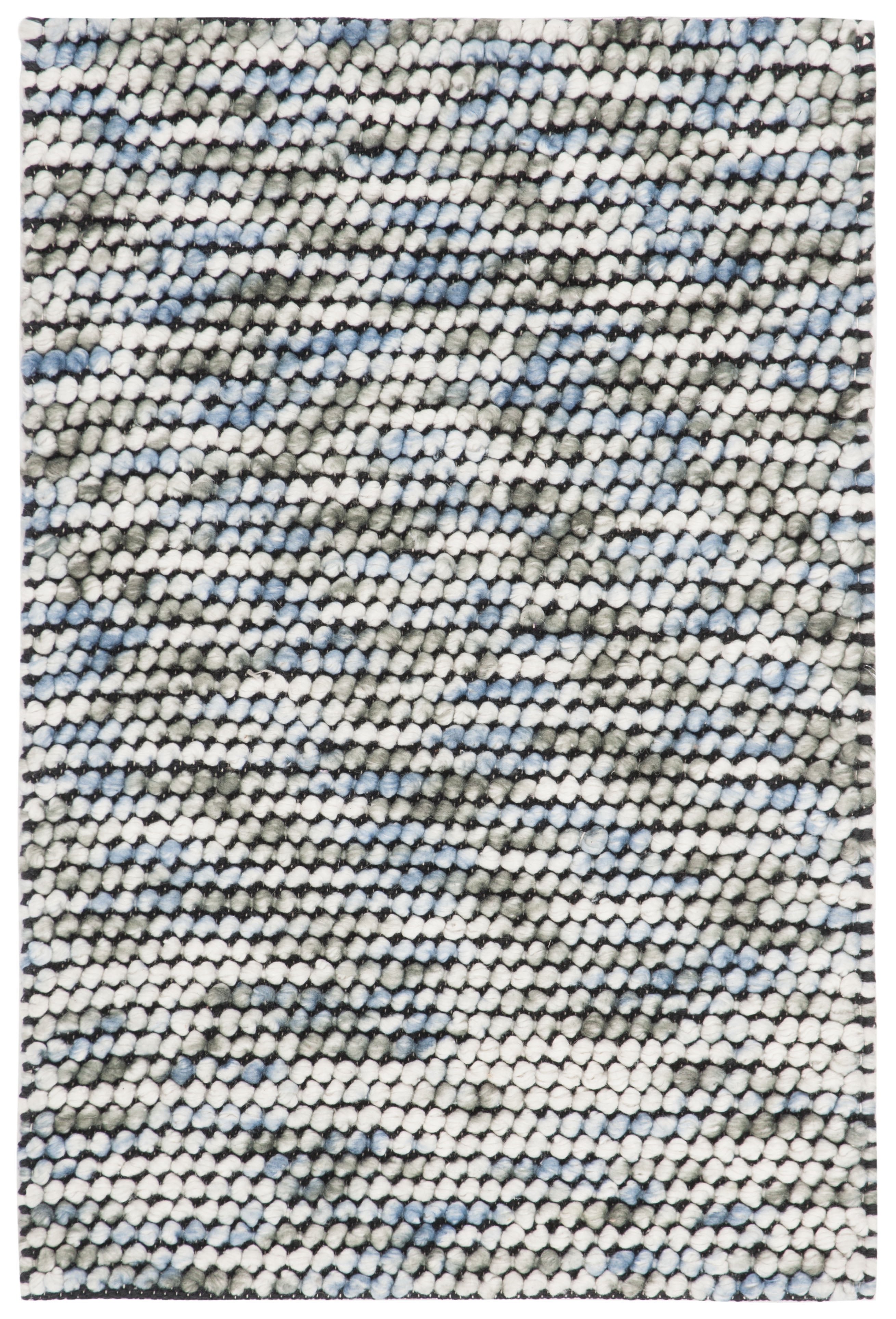 SAFAVIEH Natura Shelby Abstract Area Rug, Blue/Ivory, 4' x 6'